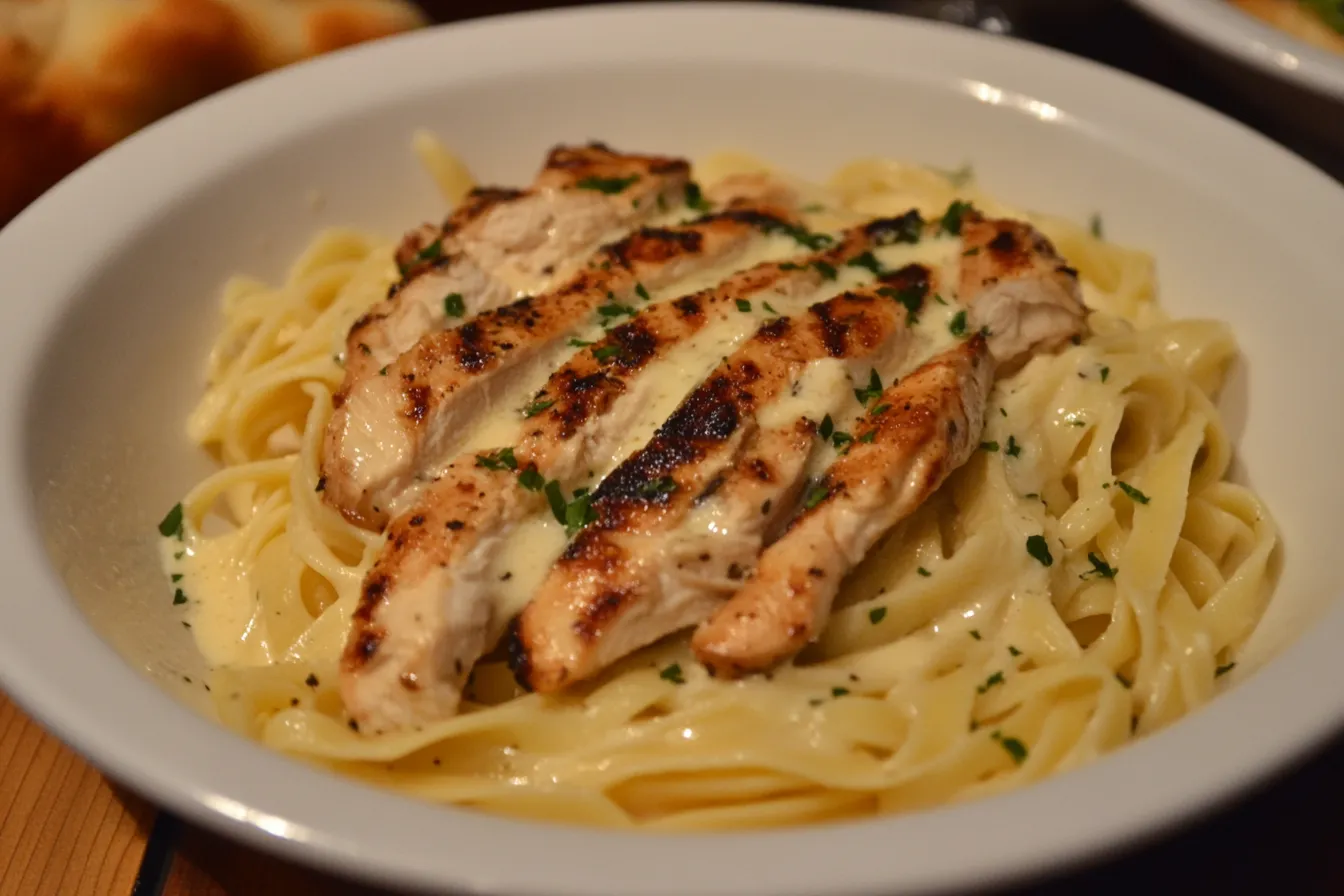 What is the difference between chicken alfredo and fettuccine Alfredo?