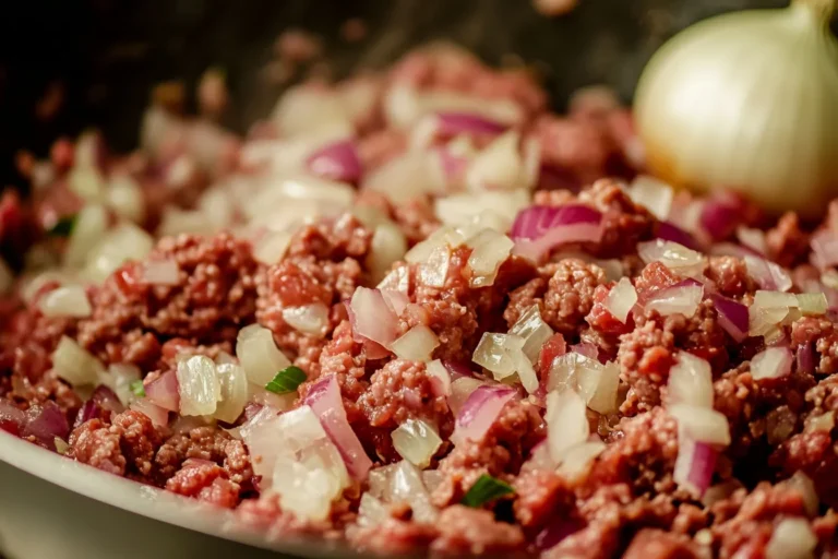Should you cook onions before adding to meatloaf