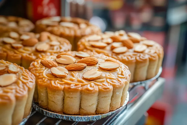 What is Chinese almond cookie made of