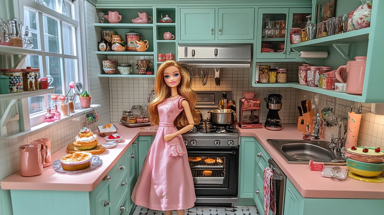 How many cake mixes for Barbie cake pan? Decorated doll cake on a stand.
