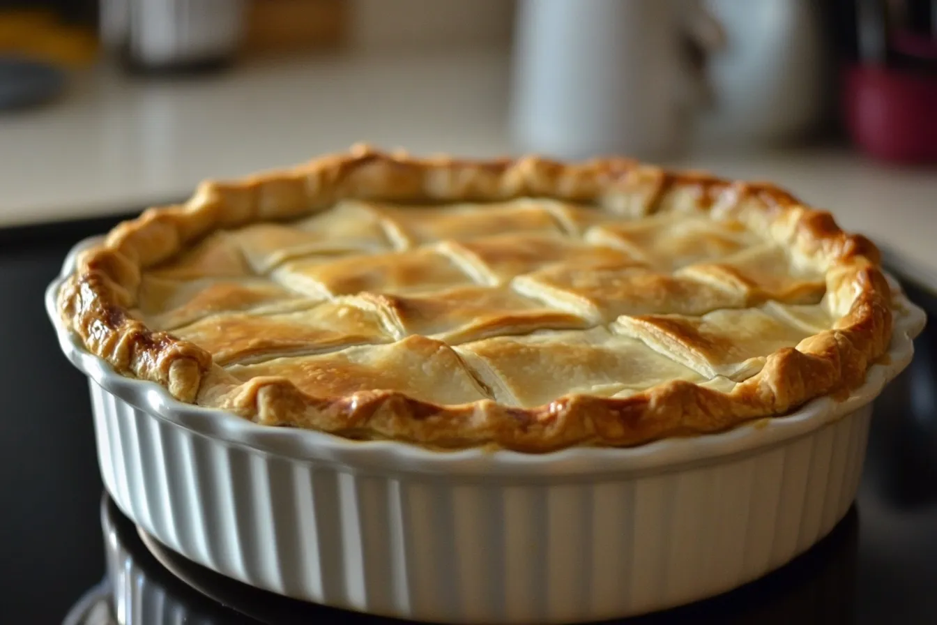 What is pot pie gravy made of