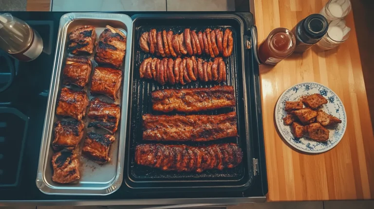 What can you smoke in 3 hours? Succulent chicken wings and salmon fillets in a smoker.
