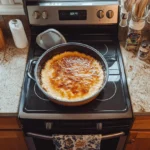 What is crème brûlée mostly made of? Creamy custard topped with caramelized sugar.
