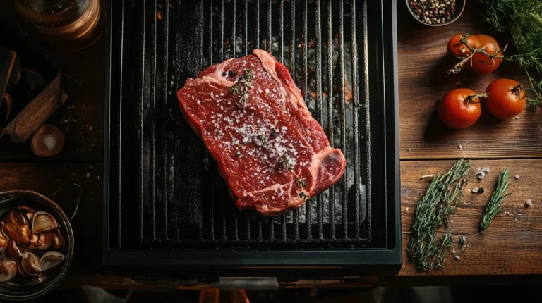What is the best meat to smoke for beginners? Pork shoulder on a smoker grate.