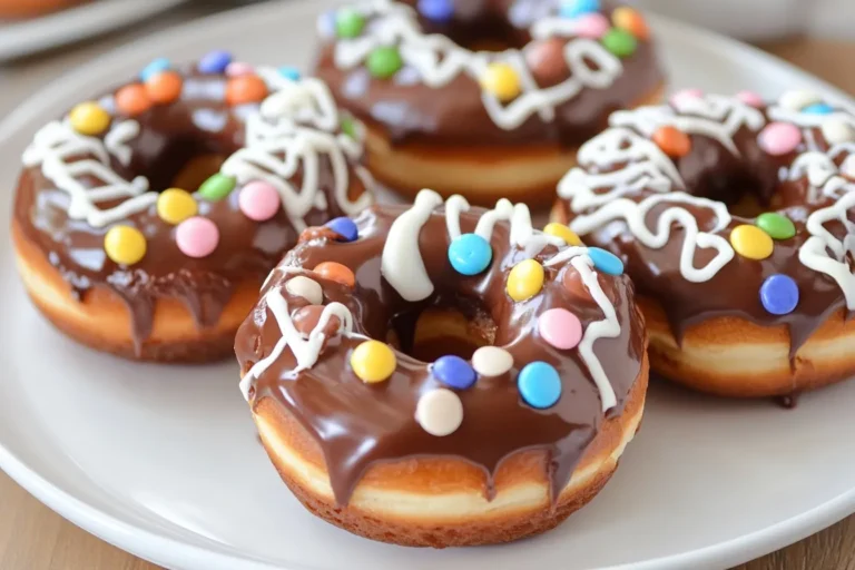 Homemade Krispy Kreme donuts on a wire rack with glaze dripping.