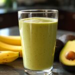 Creamy avocado and banana smoothie recipe