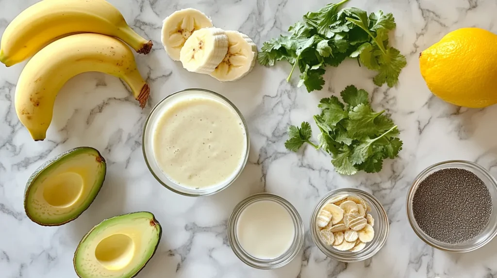 Can You Blend Banana And Avocado Together? Essential ingredients for an avocado and banana smoothie