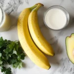 Can You Blend Banana And Avocado? Essential ingredients for an avocado and banana smoothie