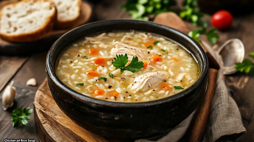 How to make soup rice not soggy: Chicken and Rice Soup